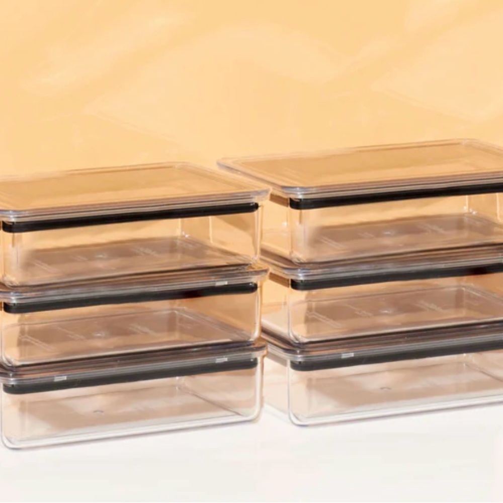 New Inka Medium & Small Food Containers, set of 6, choose your colors - Picture 2 of 10